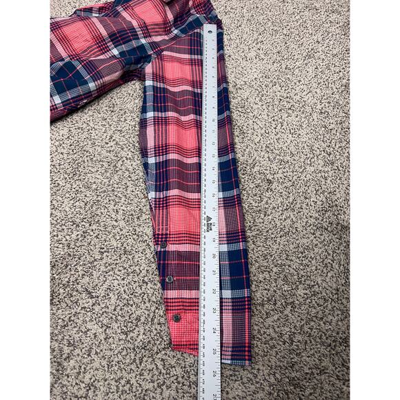 Marmot Women's L Outdoors Western Grunge Gorpcore Plaid Hiking Button-Up Shirt - Picture 10 of 11